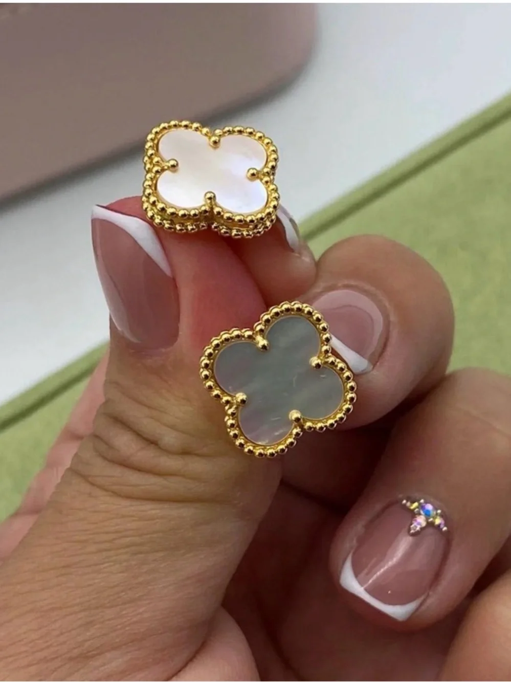 Gold-Plated Clover Studs - Inspired by the Iconic Alhambra Look